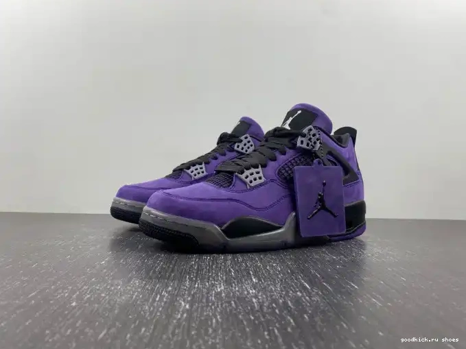 Scott Jordan Air Purple 4 Suede Travis x 0426